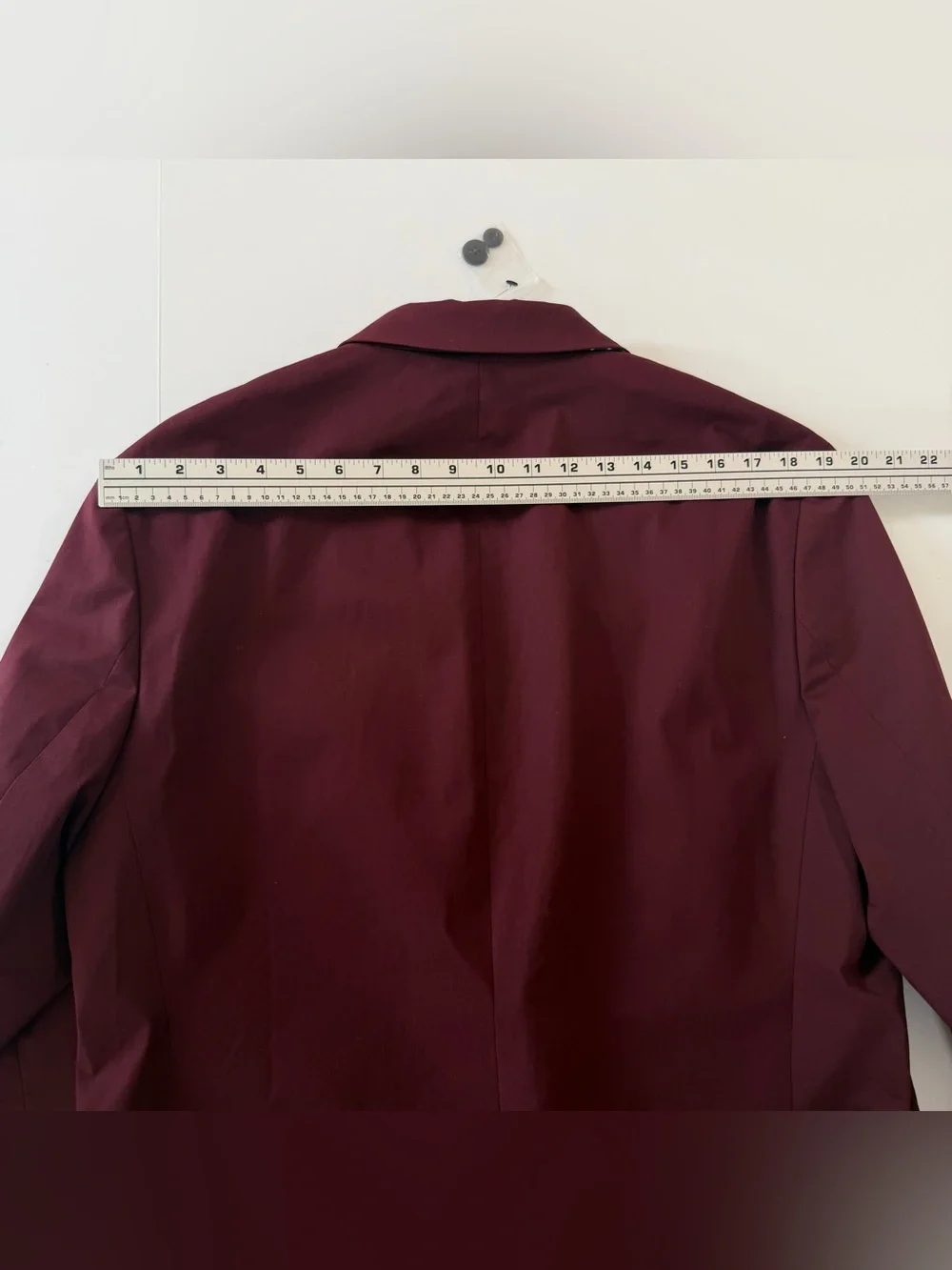 Express Blazer Suit Jacket Mens Size 44 Regular Maroon Photographer Slim Fit New